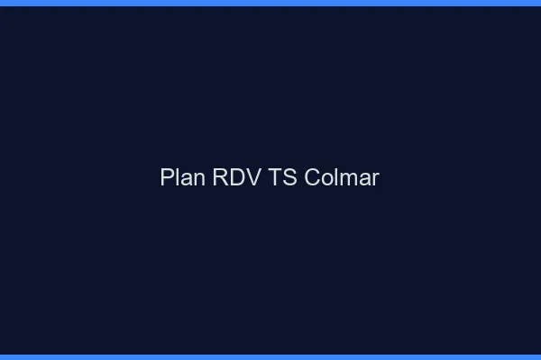 Plan RDV TS Colmar