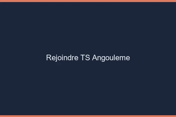 Rejoindre TS Angoulême