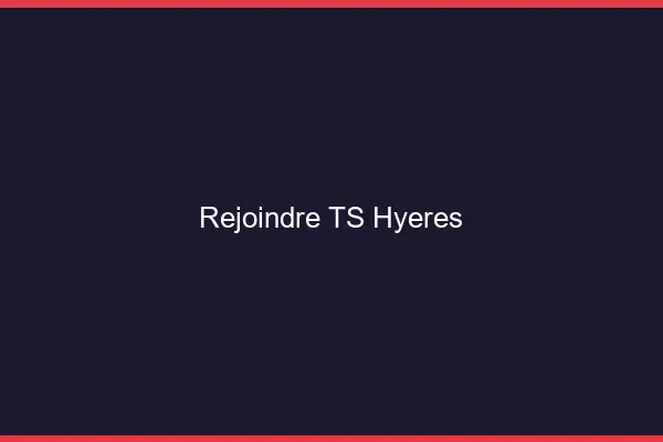 Rejoindre TS Hyères