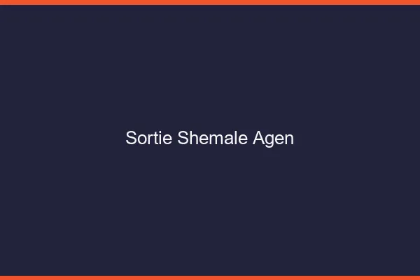 Sortie shemale Agen