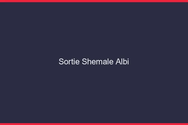 Sortie shemale Albi