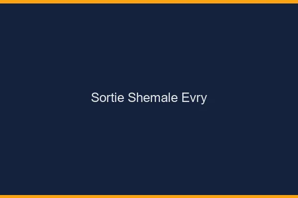 Sortie shemale Évry