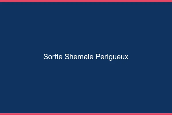 Sortie shemale Périgueux