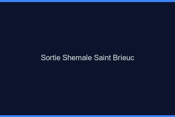 Sortie shemale Saint-Brieuc