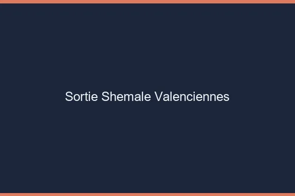 Sortie shemale Valenciennes