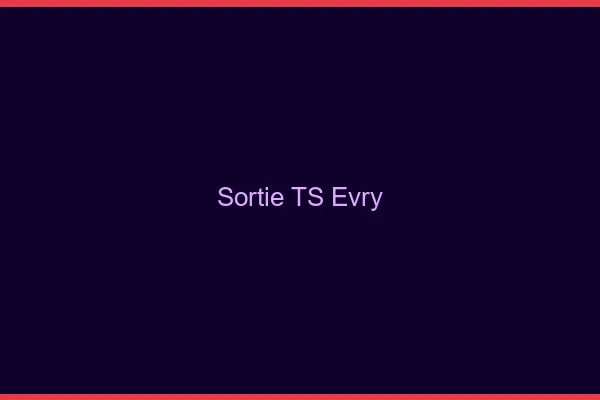 Sortie TS Évry