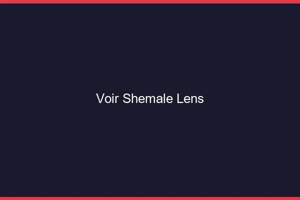 Voir shemale Lens