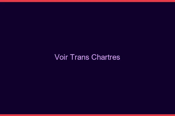 Voir trans Chartres