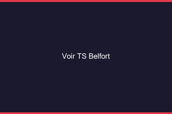 Voir TS Belfort