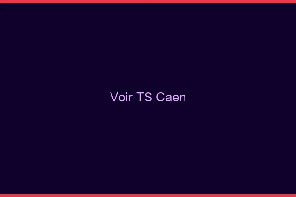 Voir TS Caen