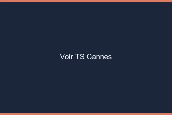 Voir TS Cannes