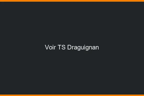 Voir TS Draguignan