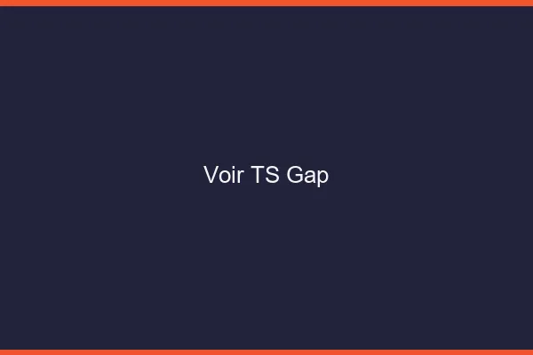 Voir TS Gap