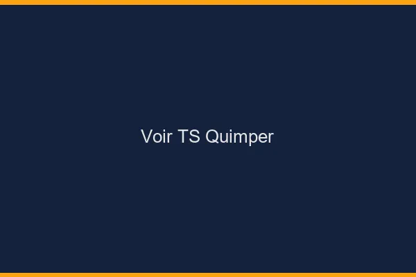 Voir TS Quimper