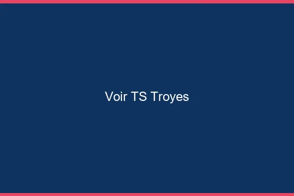Voir TS Troyes